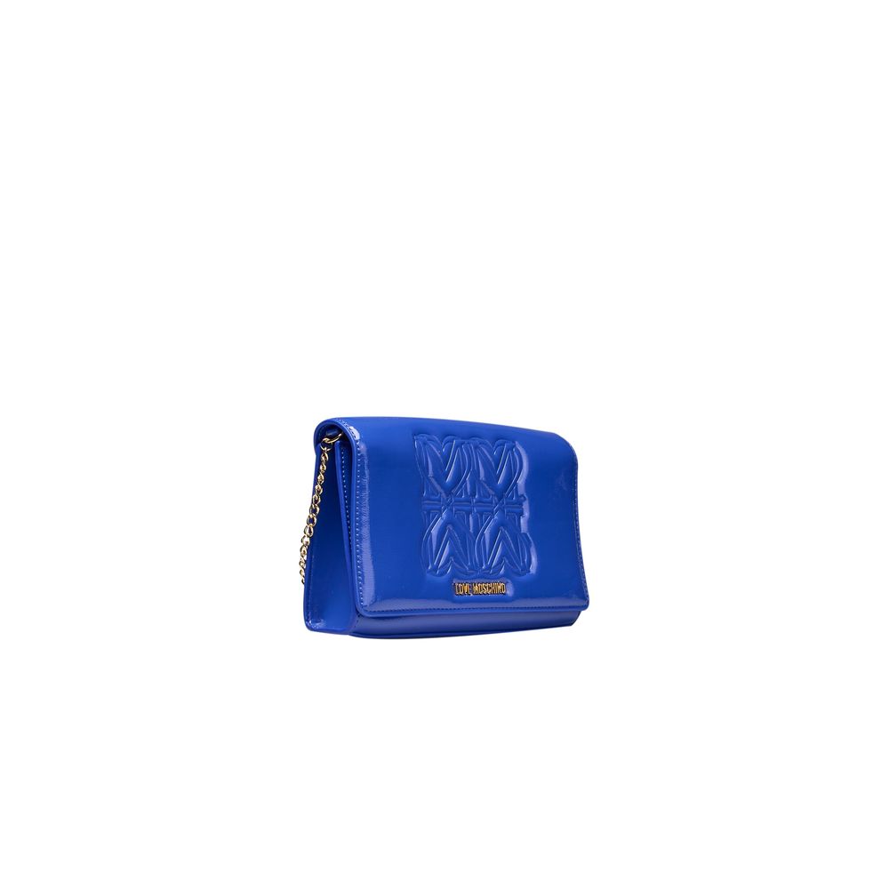 Sac bandoulière Love Moschino en polyéthylène bleu pour femme