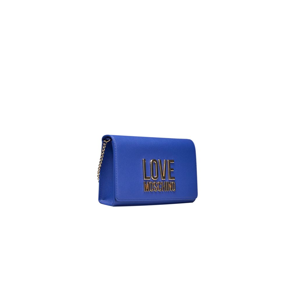 Sac bandoulière Love Moschino en polyéthylène bleu pour femme