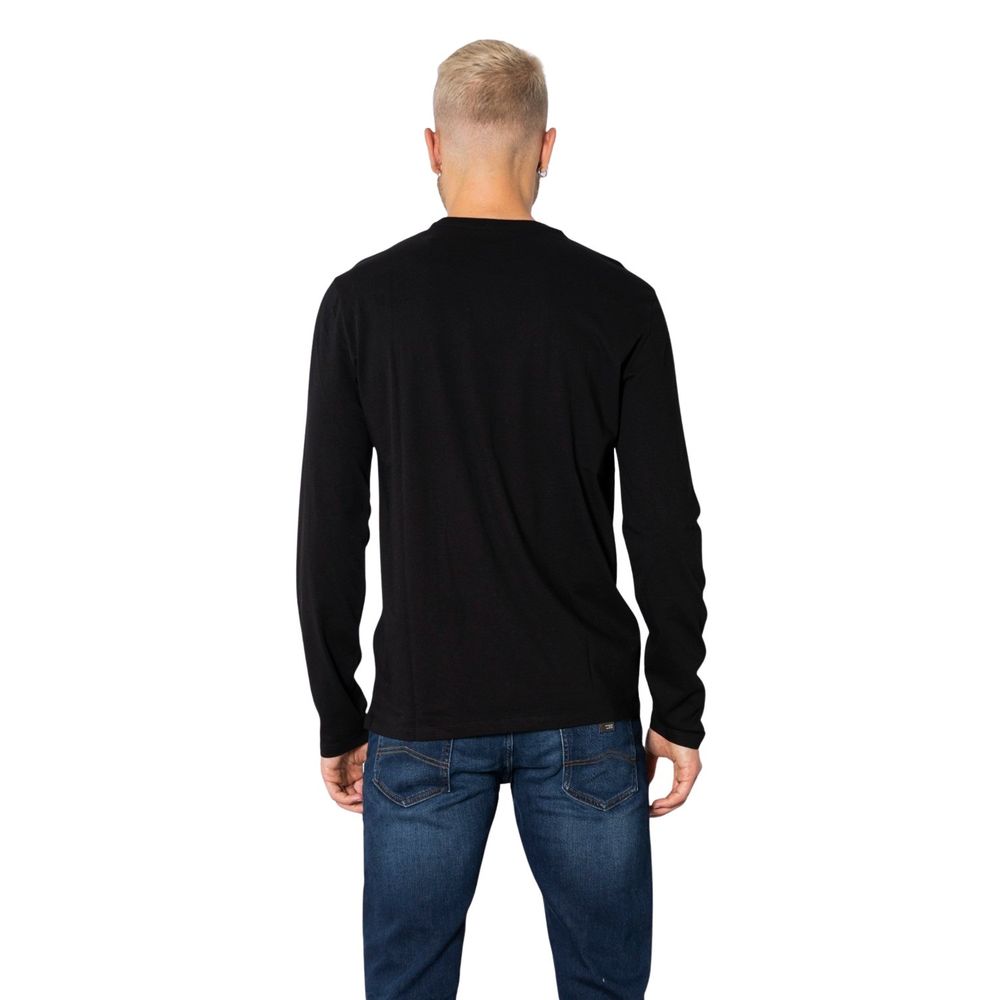 Chemise en coton noir Armani Exchange