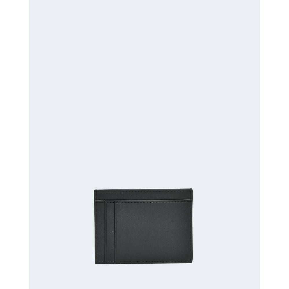 Portefeuille en cuir noir Armani Exchange