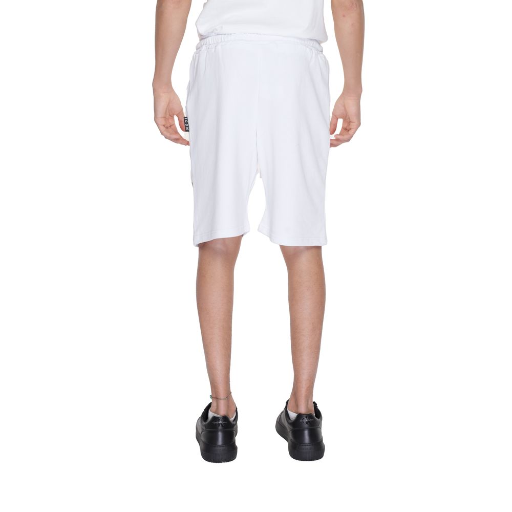 Bermuda en coton blanc Icon