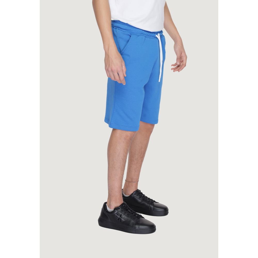 Bermuda en coton bleu Icon