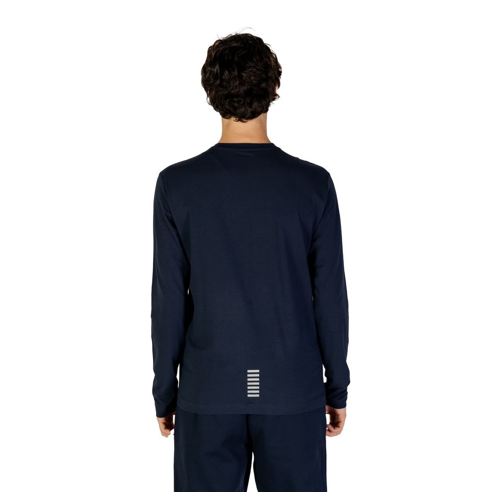 Chemise en coton bleu EA7 Emporio Armani
