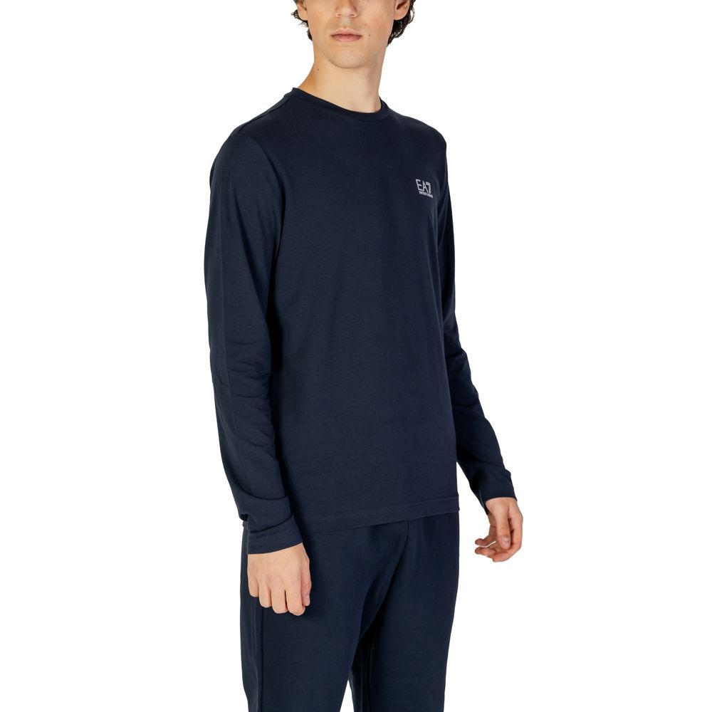 Chemise en coton bleu EA7 Emporio Armani