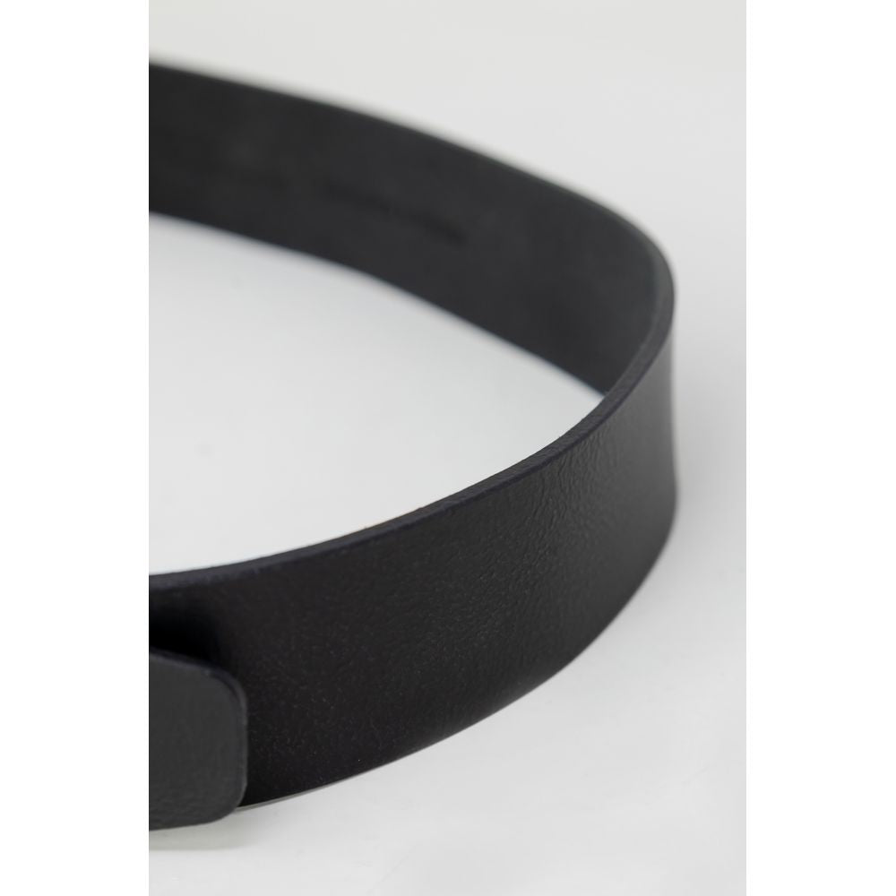 Ceinture en cuir noir Hugo Boss