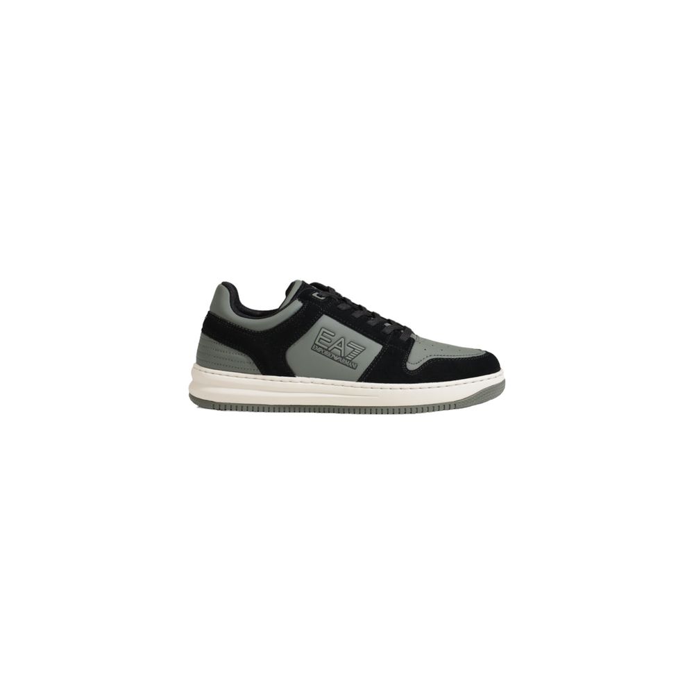 EA7 Emporio Armani Green Polyester Sneaker by EA7 Emporio Armani