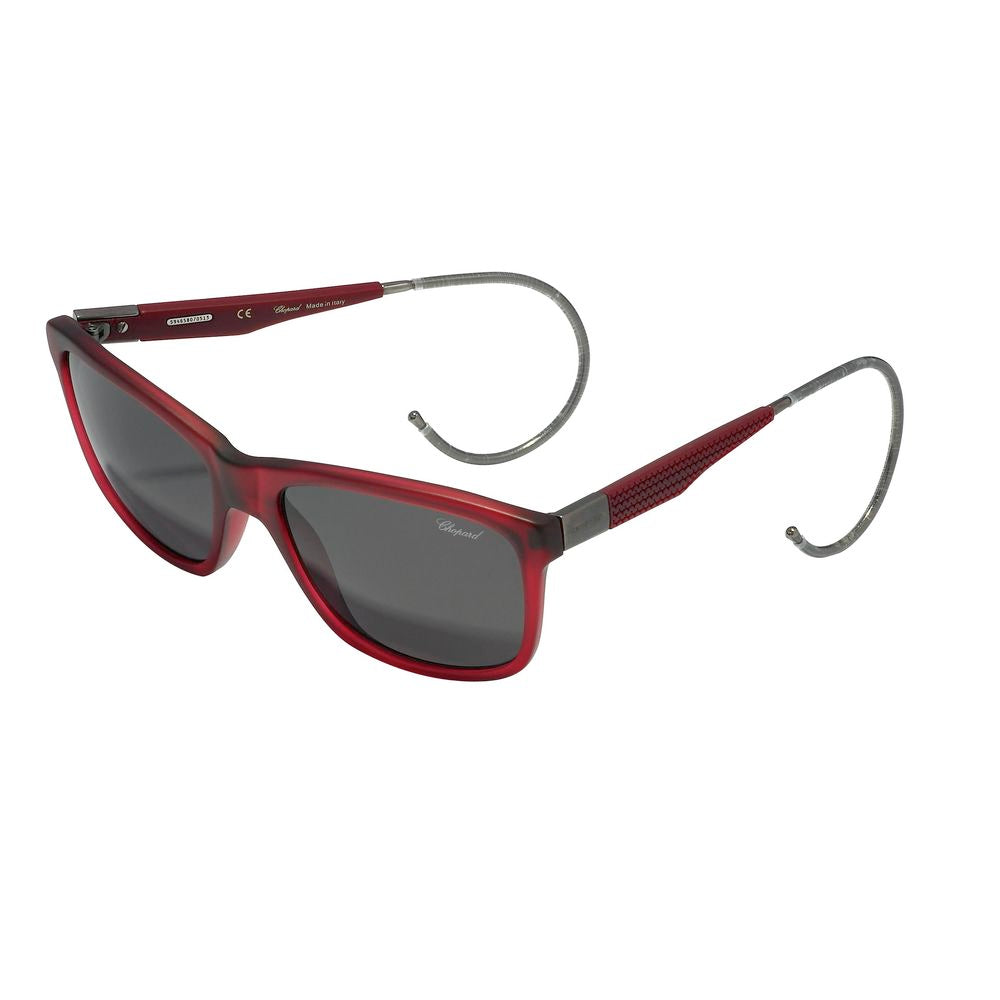 Lunettes de soleil Chopard en acétate rouge