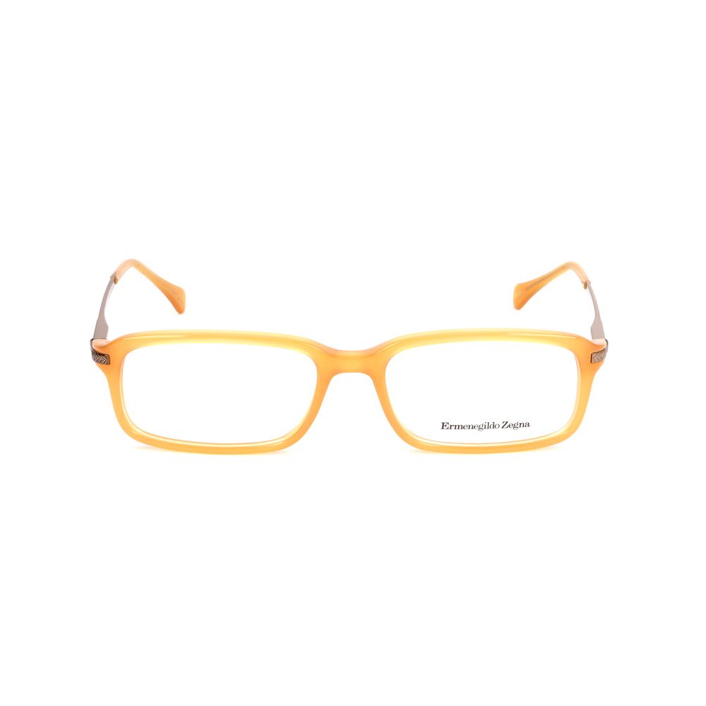 Montures Ermenegildo Zegna en acétate jaune / acétate