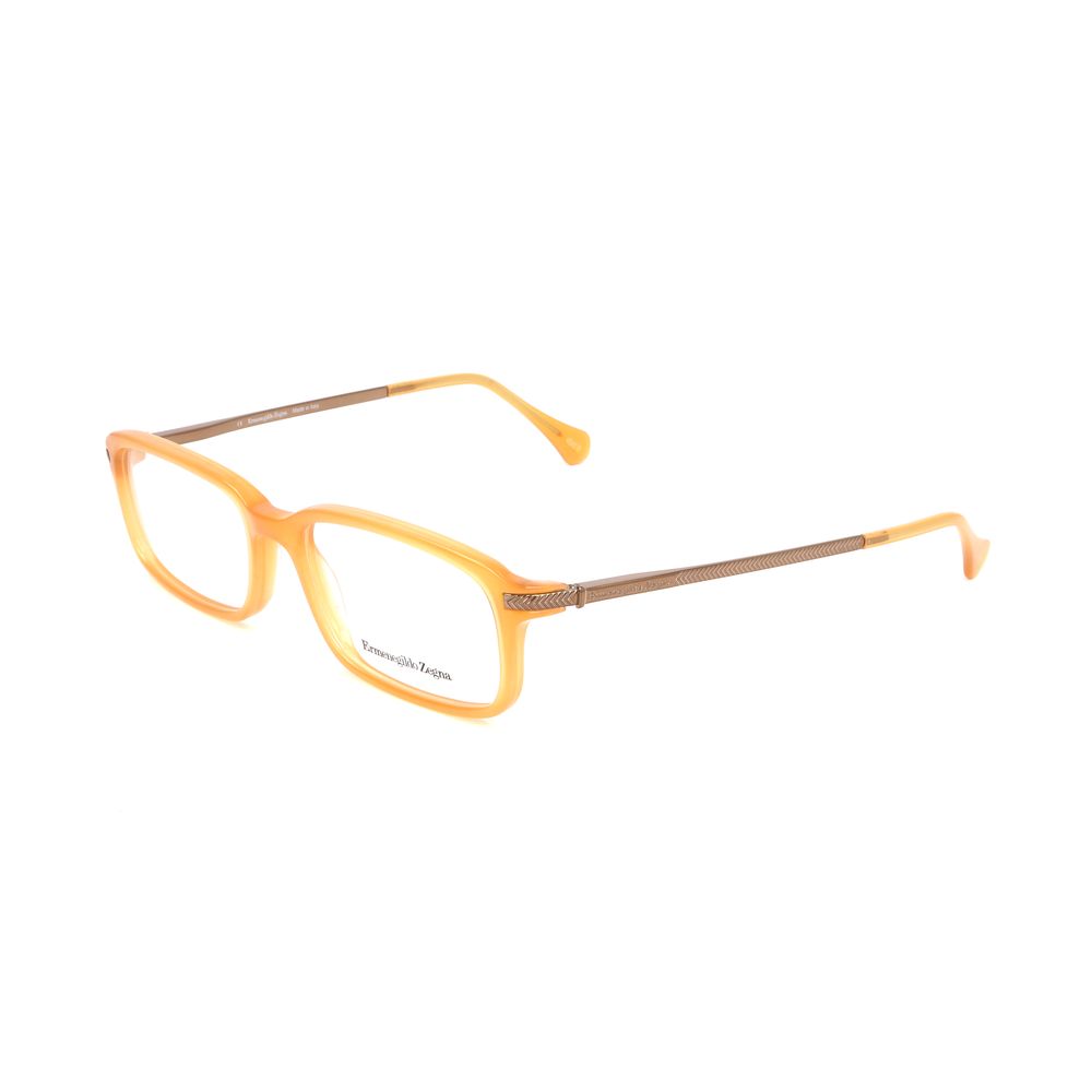 Montures Ermenegildo Zegna en acétate jaune / acétate