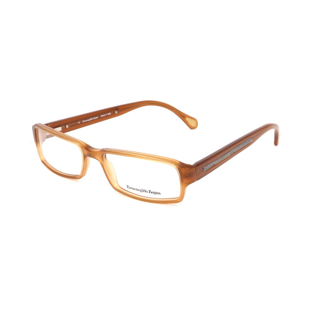 Montures en plastique marron Ermenegildo Zegna