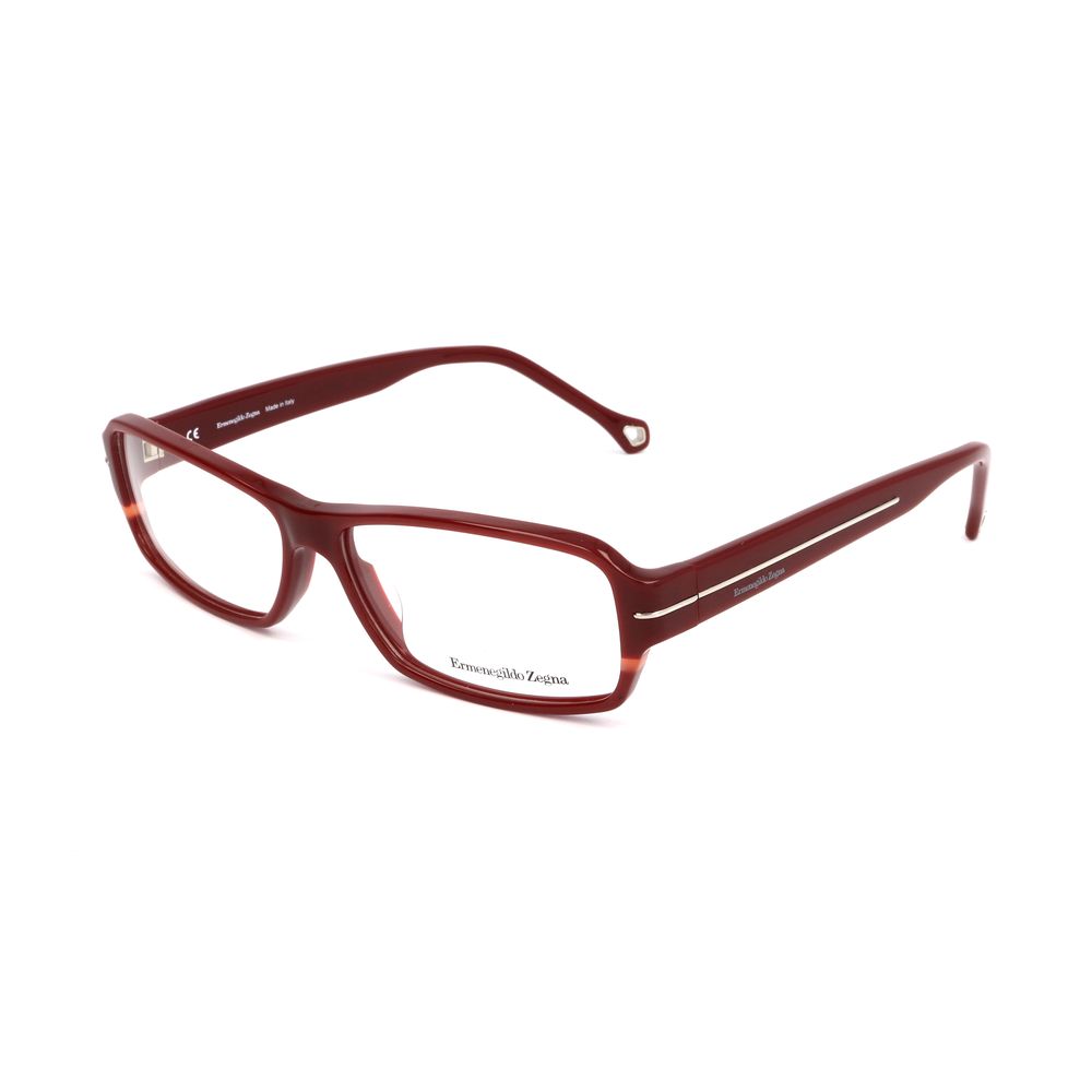 Montures en plastique rouge Ermenegildo Zegna