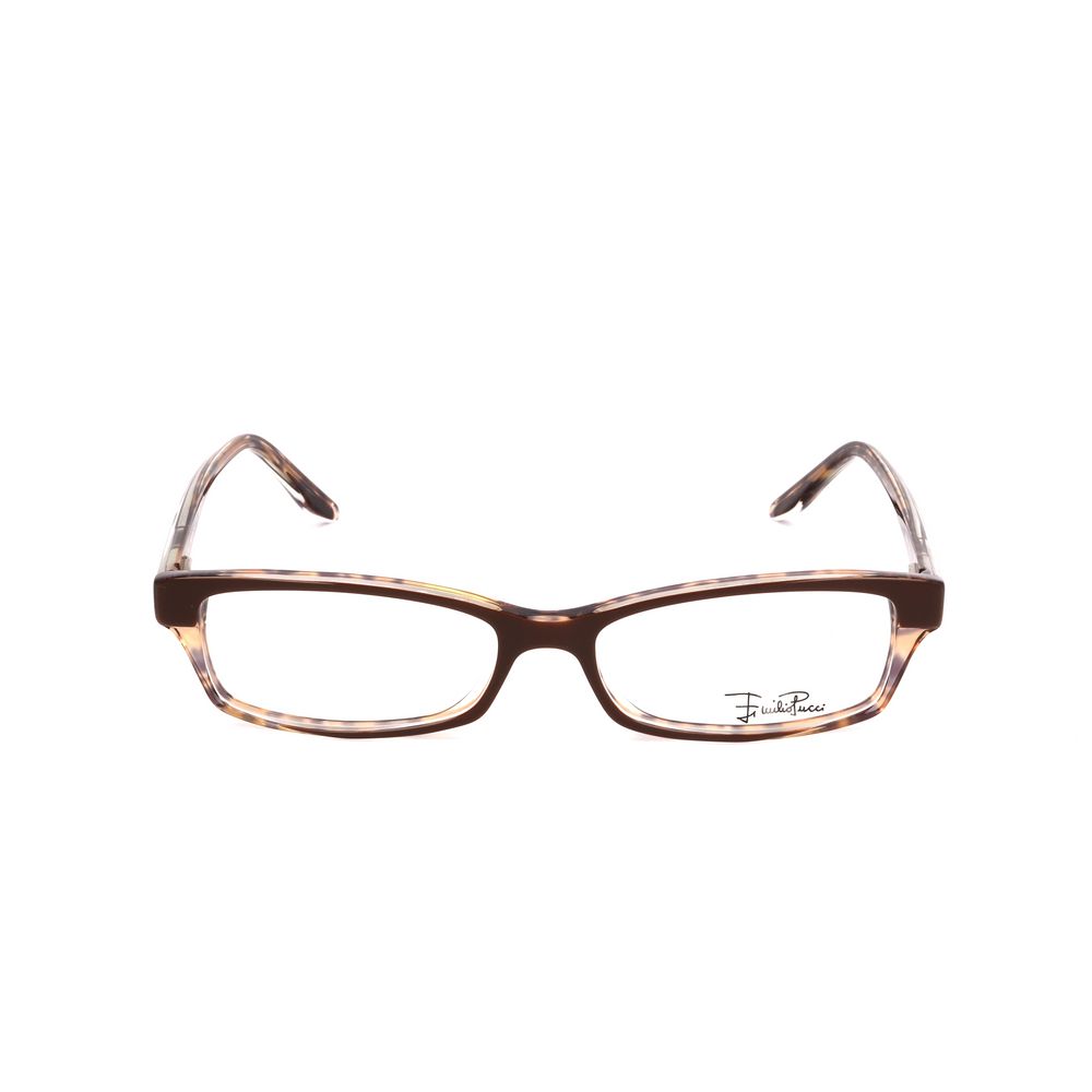 Emilio Pucci Brown Plastic Frames by Emilio Pucci