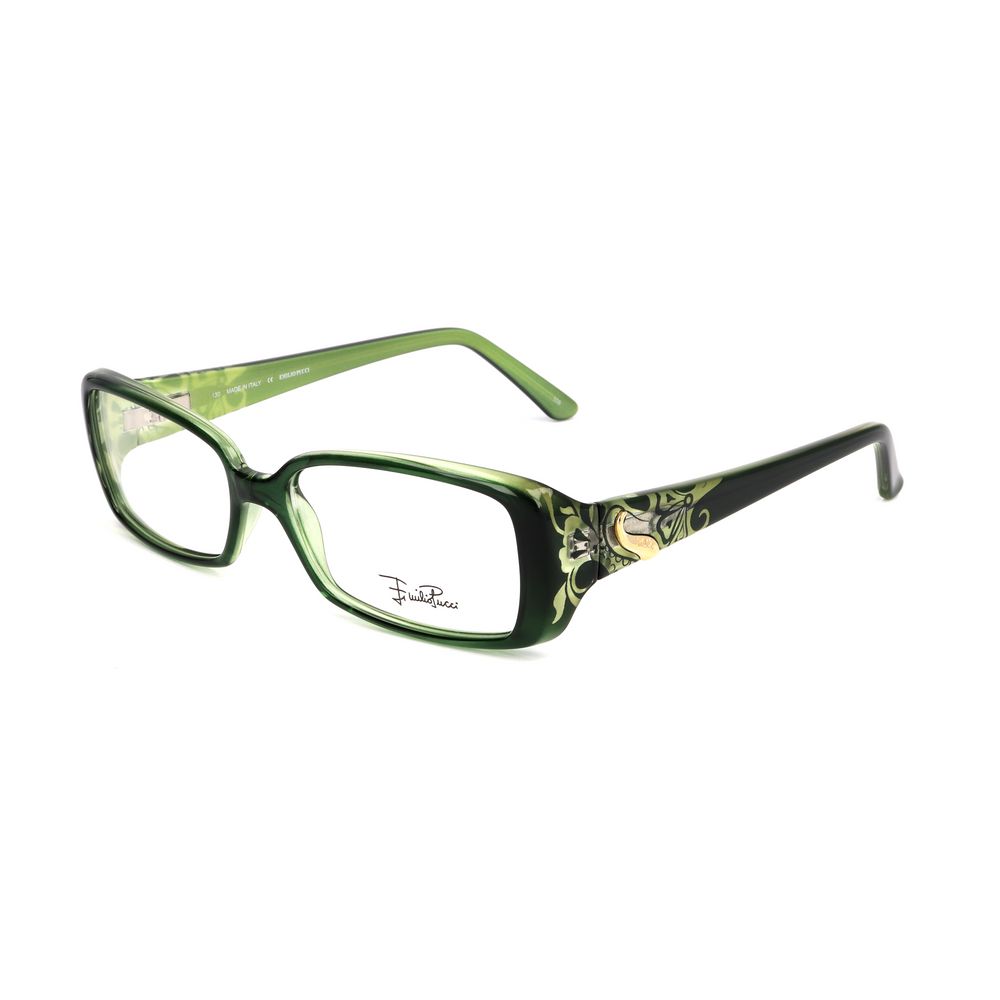 Emilio Pucci Green Plastic Frames by Emilio Pucci