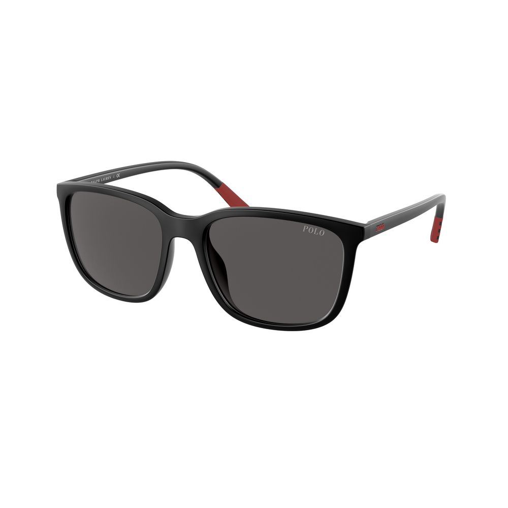 Lunettes de soleil en acétate noir Ralph Lauren