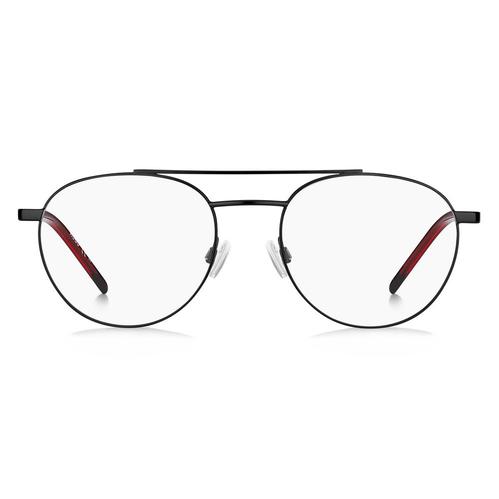 Montures en métal noir Hugo Boss