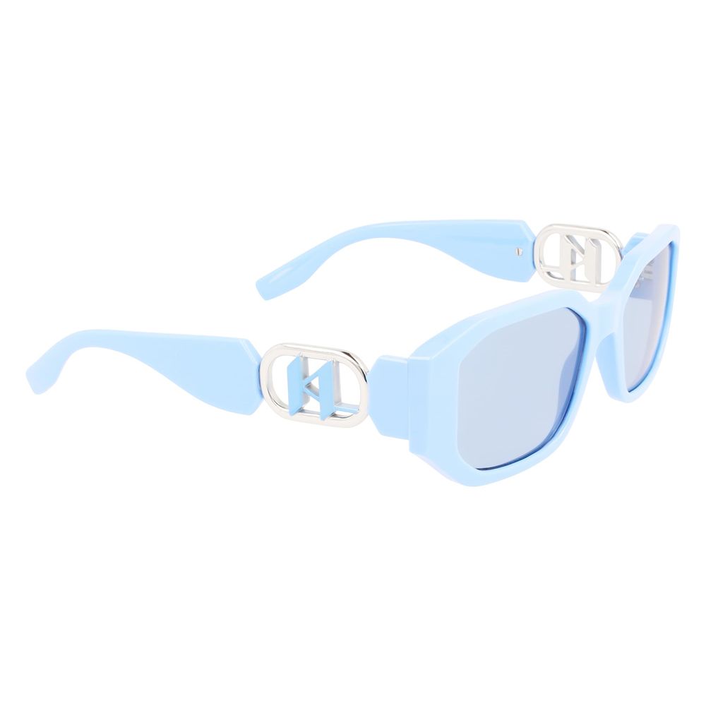 Karl Lagerfeld Blue Injected Sunglasses by Karl Lagerfeld