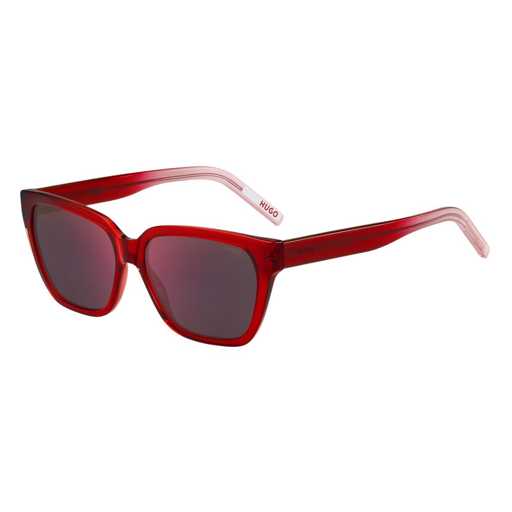 Hugo Boss Red Acetate Sunglasses by Hugo Boss