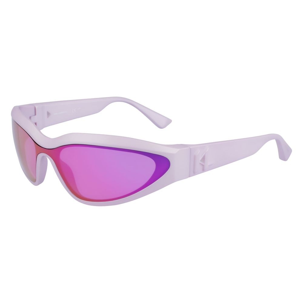 Lunettes de soleil injectées violettes Karl Lagerfeld