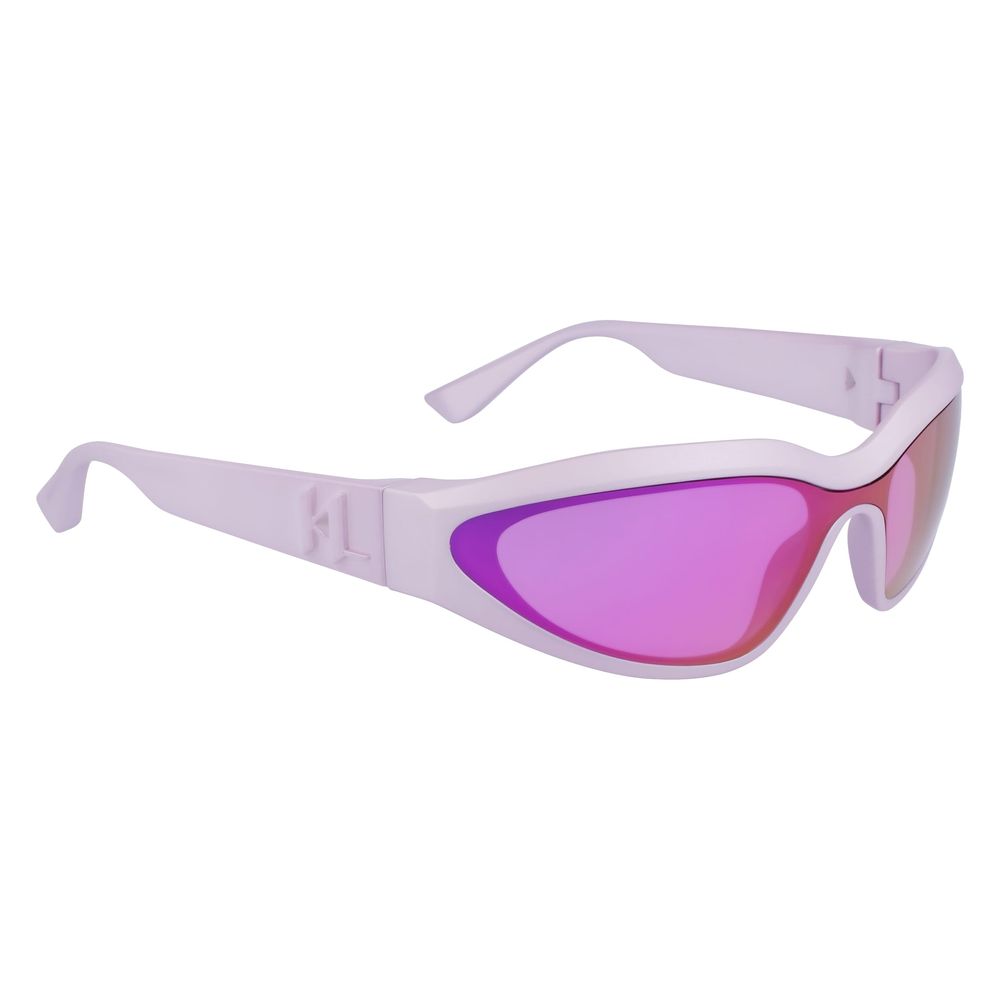Lunettes de soleil injectées violettes Karl Lagerfeld