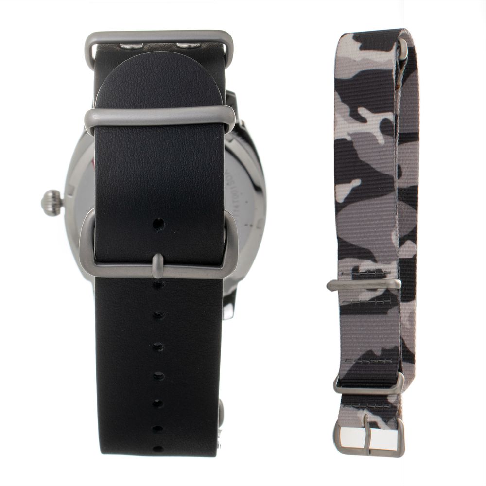 Montre Folli Follie en cuir noir