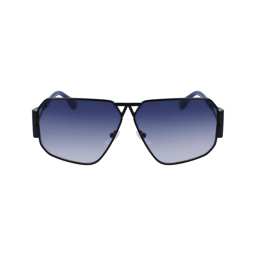 Lunettes de soleil en métal noir Karl Lagerfeld