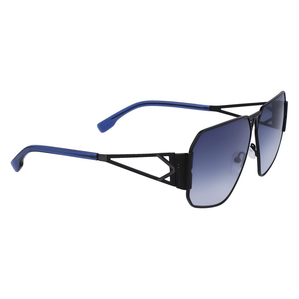 Lunettes de soleil en métal noir Karl Lagerfeld