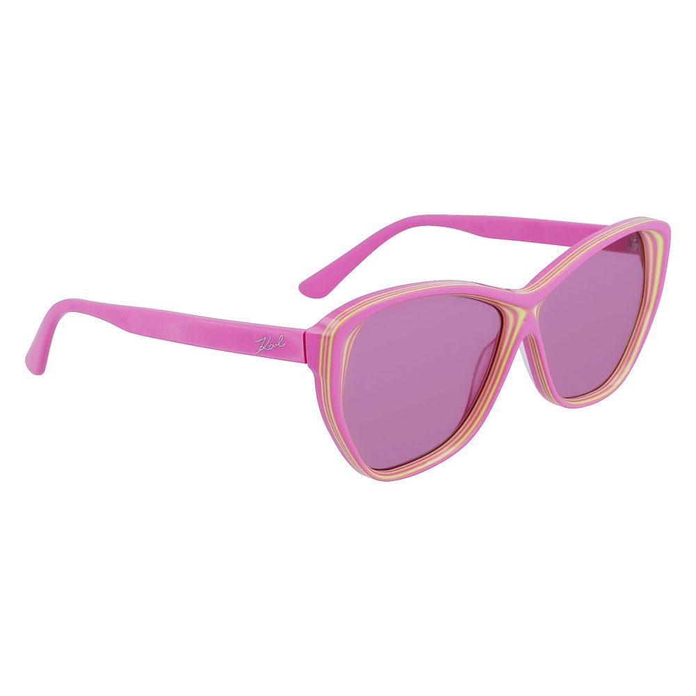 Karl Lagerfeld Multicolor Acetate Sunglasses by Karl Lagerfeld