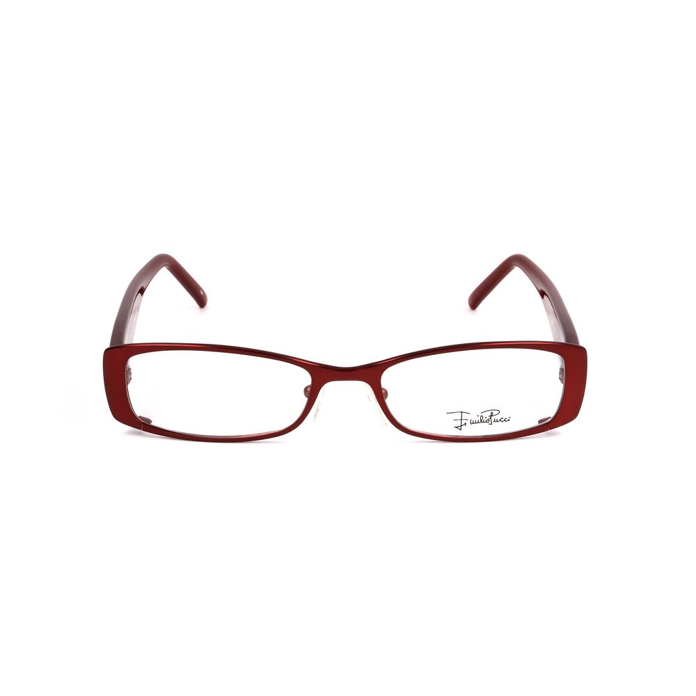 Emilio Pucci Red Metal Frames by Emilio Pucci