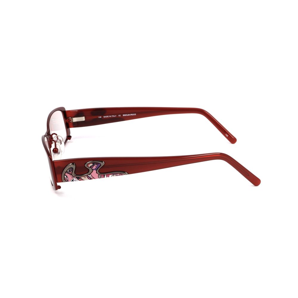 Emilio Pucci Red Metal Frames by Emilio Pucci