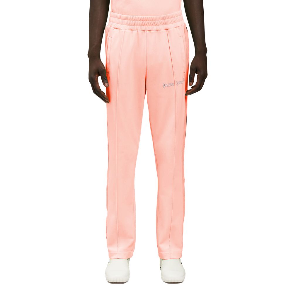 Palm Angels Pink Nylon Jeans & Pant by Palm Angels