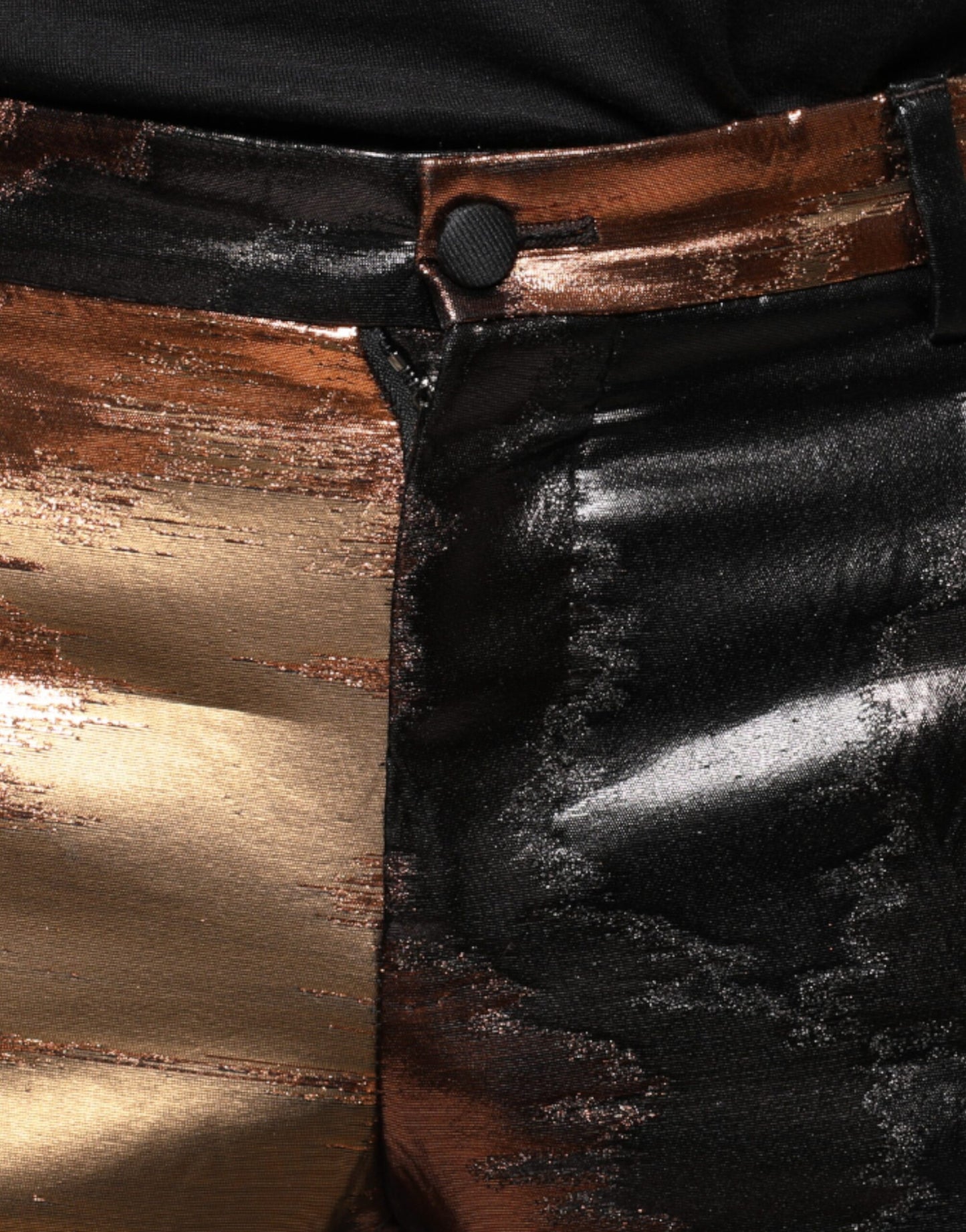 Dolce & Gabbana Multicolor Jacquard Skinny Men Pants by Dolce & Gabbana