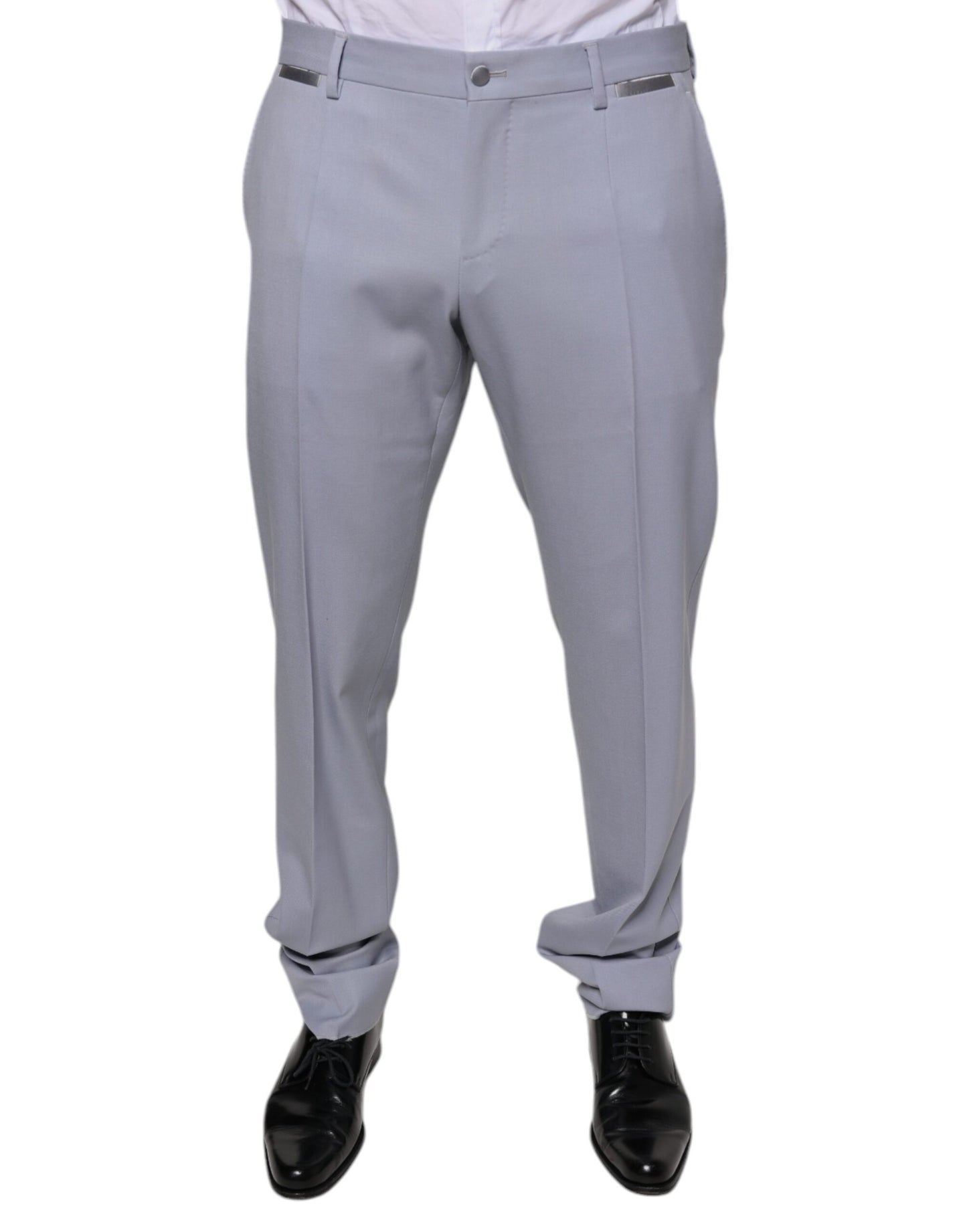 Dolce & Gabbana Light Gray Wool Formal Dress Pants by Dolce & Gabbana