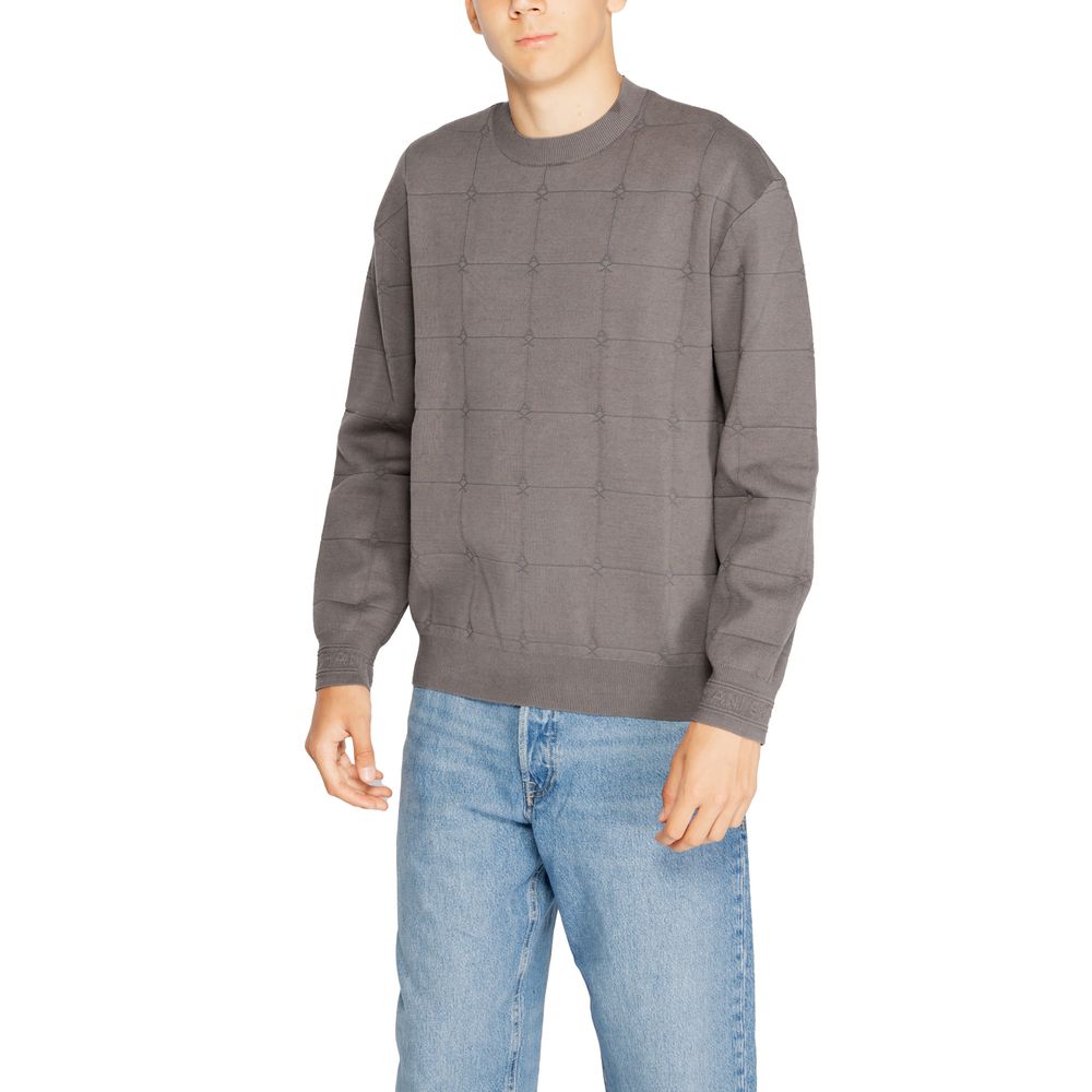 Armani Exchange Gray Cotton Sportswear by Armani Exchange