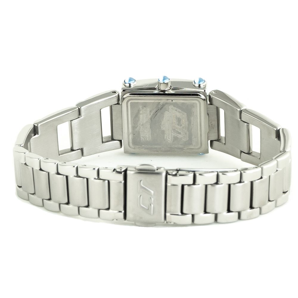 Montre Chronotech en acier inoxydable argenté
