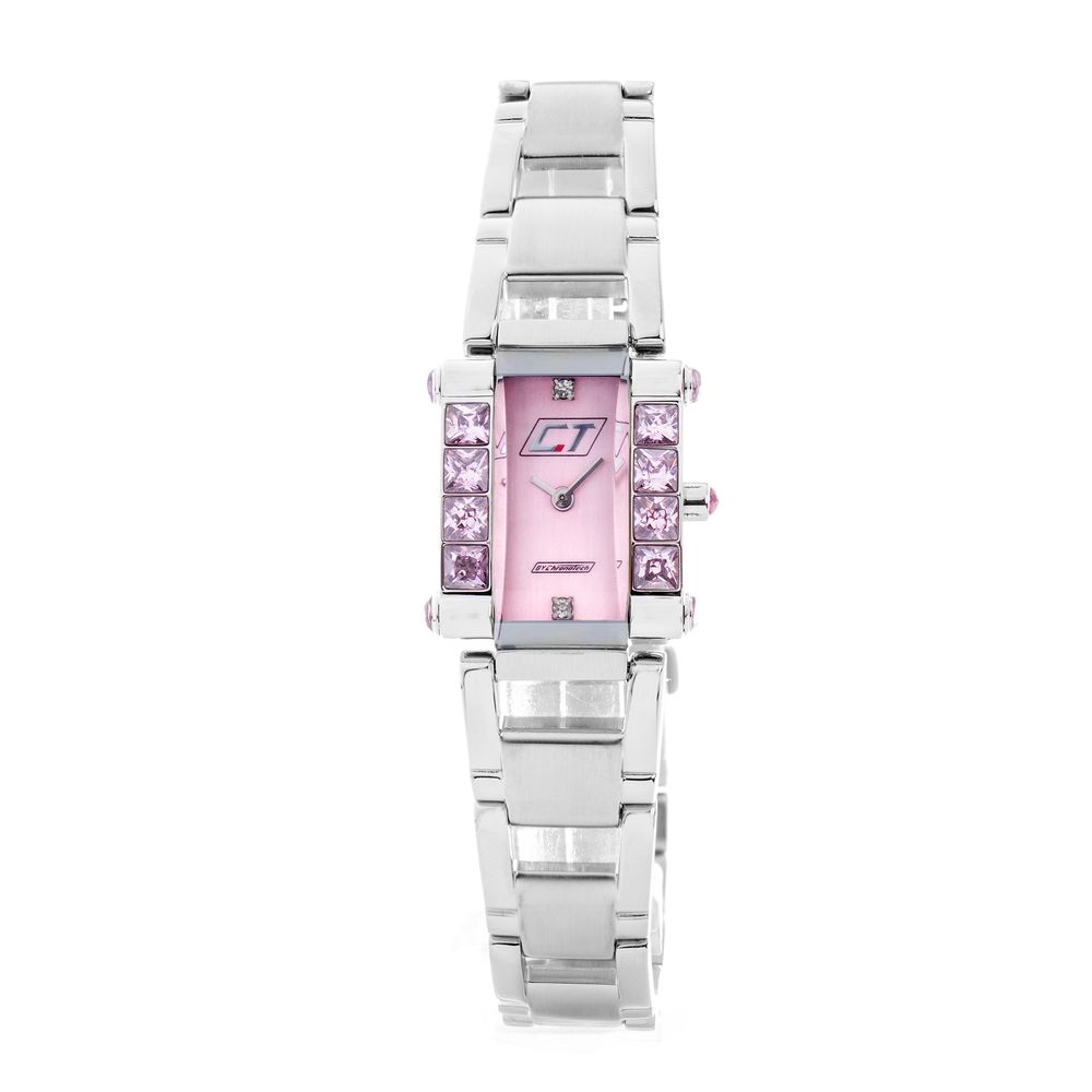 Montre Chronotech en acier inoxydable argenté
