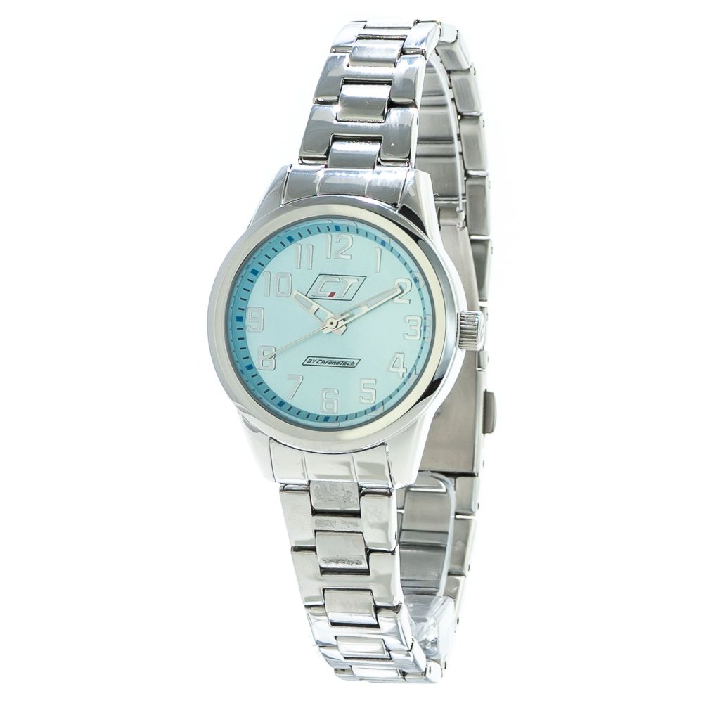 Montre Chronotech en acier inoxydable argenté