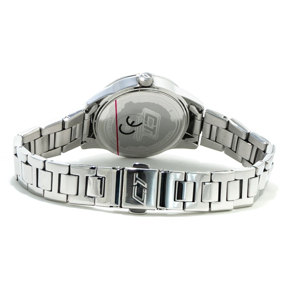 Montre Chronotech en acier inoxydable argenté