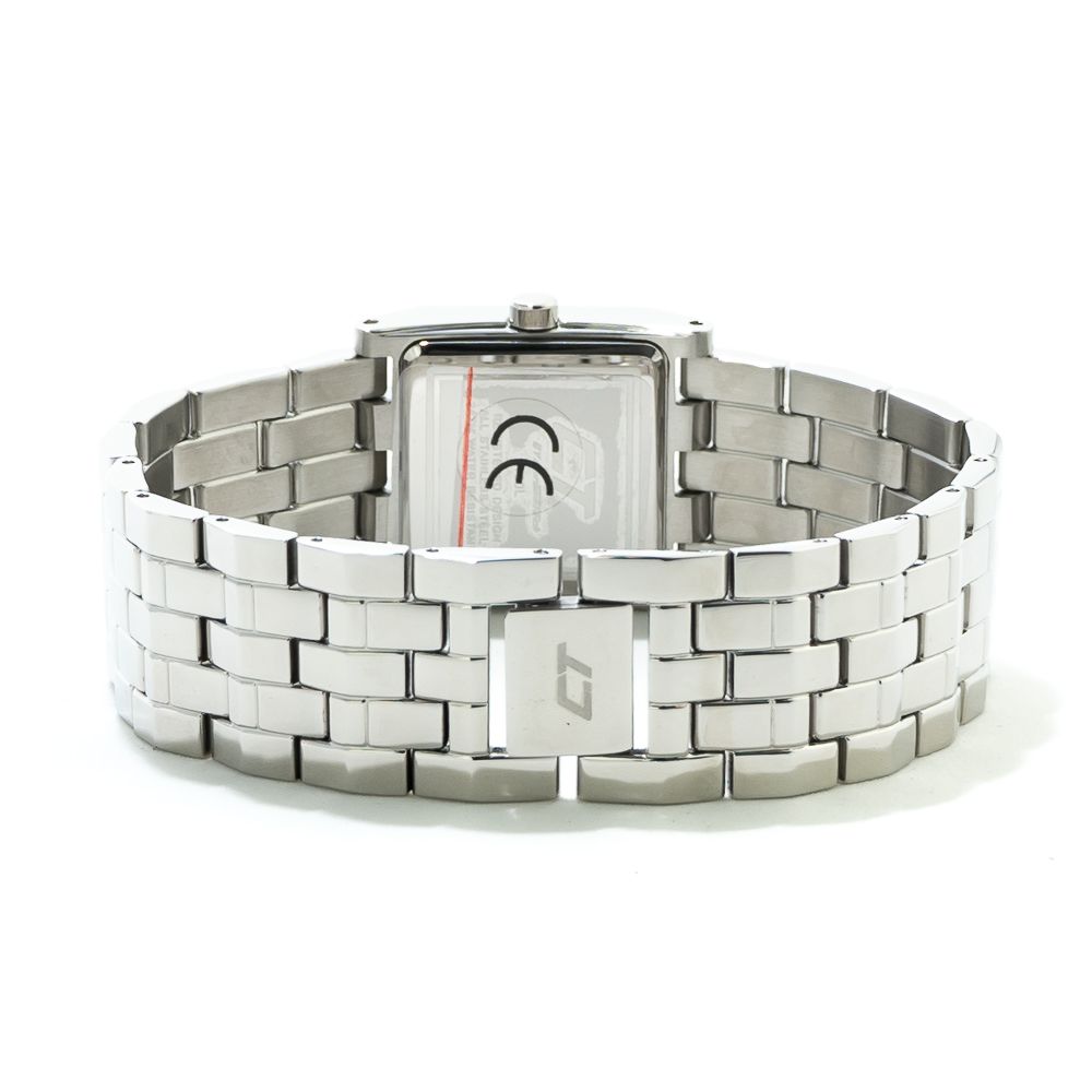 Montre Chronotech en acier inoxydable argenté