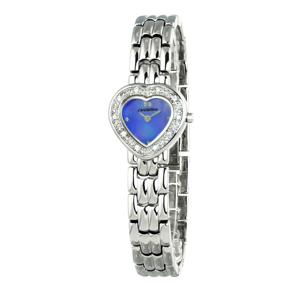 Montre Chronotech en acier inoxydable argenté