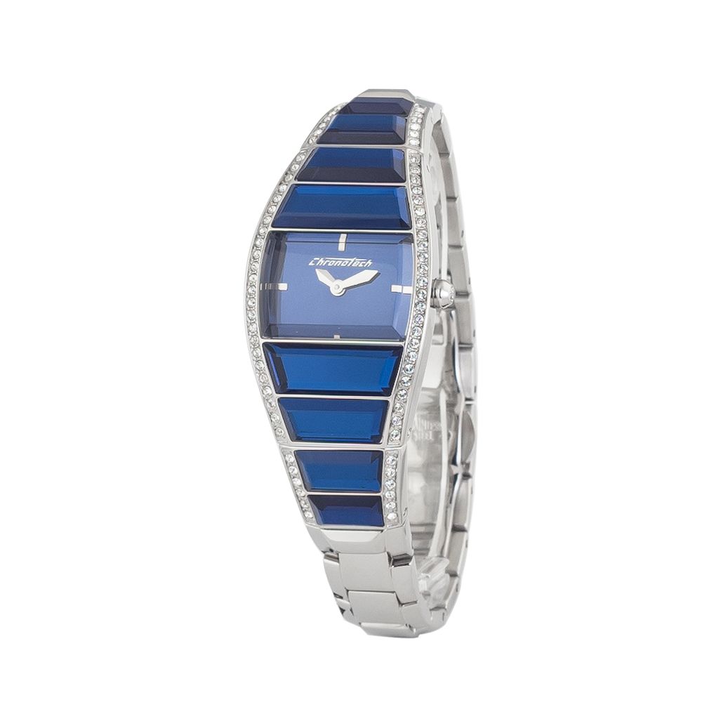 Montre Chronotech en acier inoxydable argenté