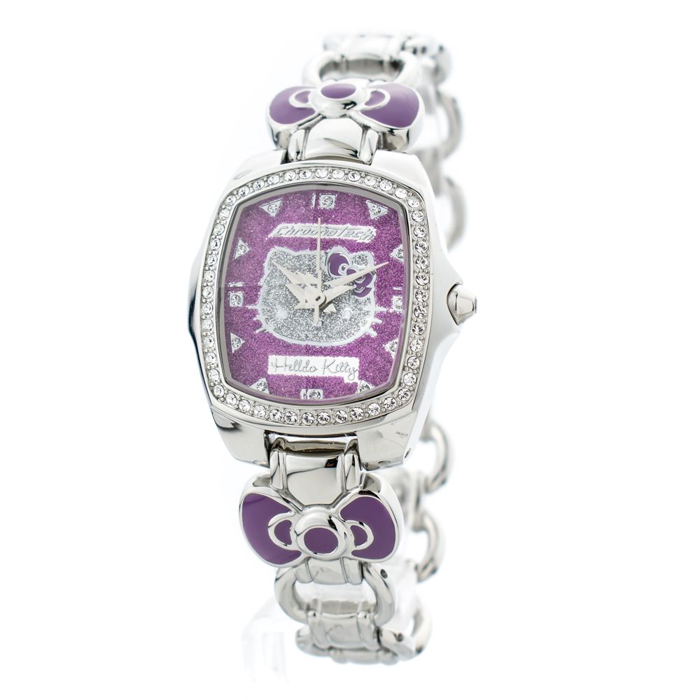 Montre Chronotech en acier inoxydable argenté