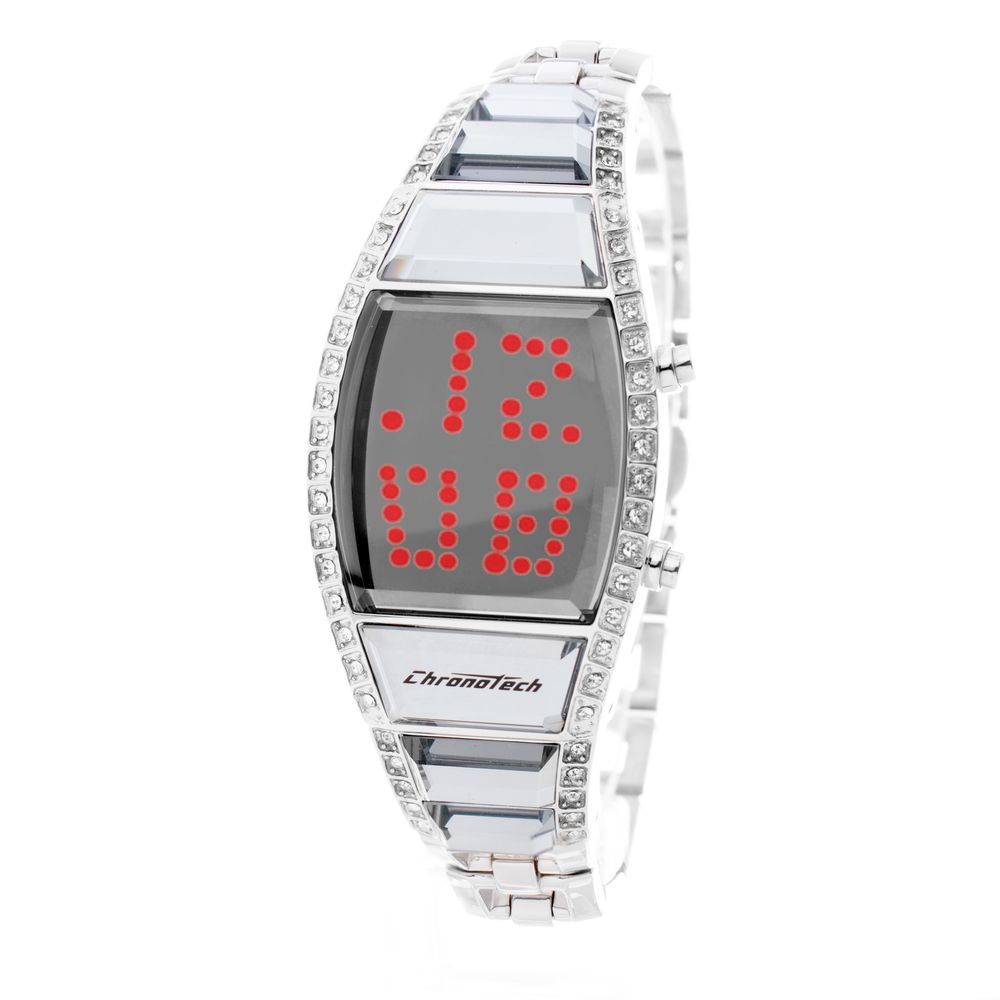 Montre Chronotech en acier inoxydable argenté