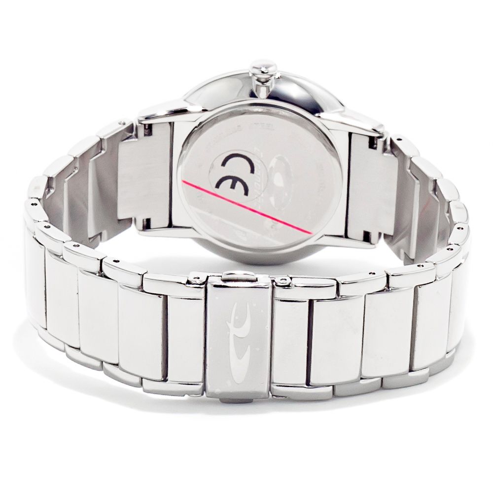 Montre Chronotech en acier inoxydable argenté