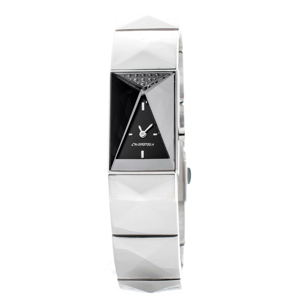 Montre Chronotech en acier argenté