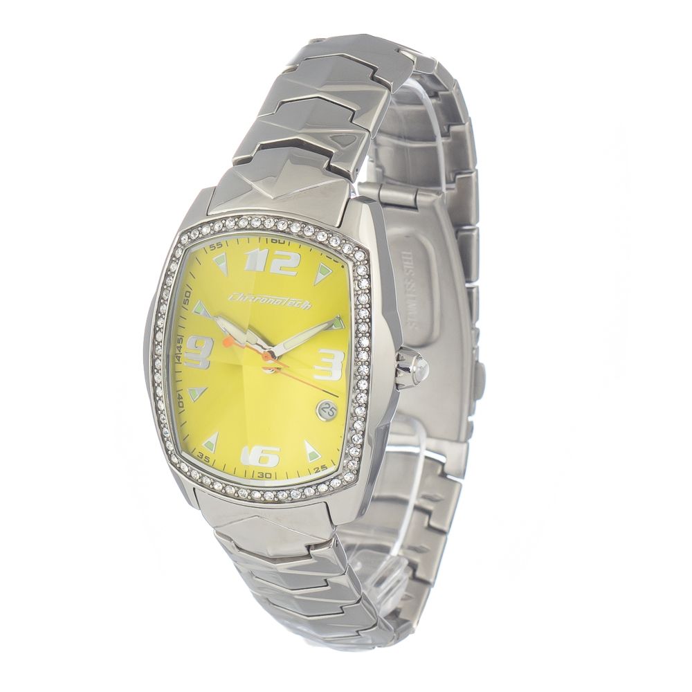 Montre Chronotech en acier inoxydable argenté