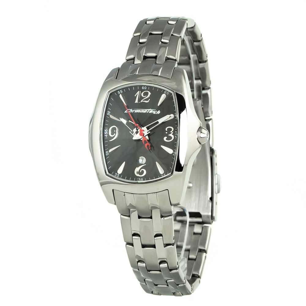Montre Chronotech en acier inoxydable argenté