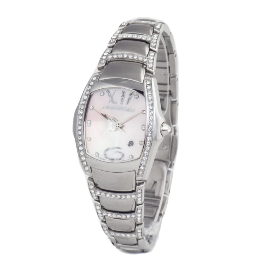 Montre Chronotech en acier inoxydable argenté