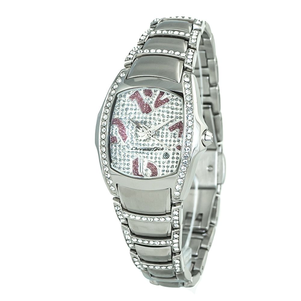 Montre Chronotech en acier inoxydable argenté
