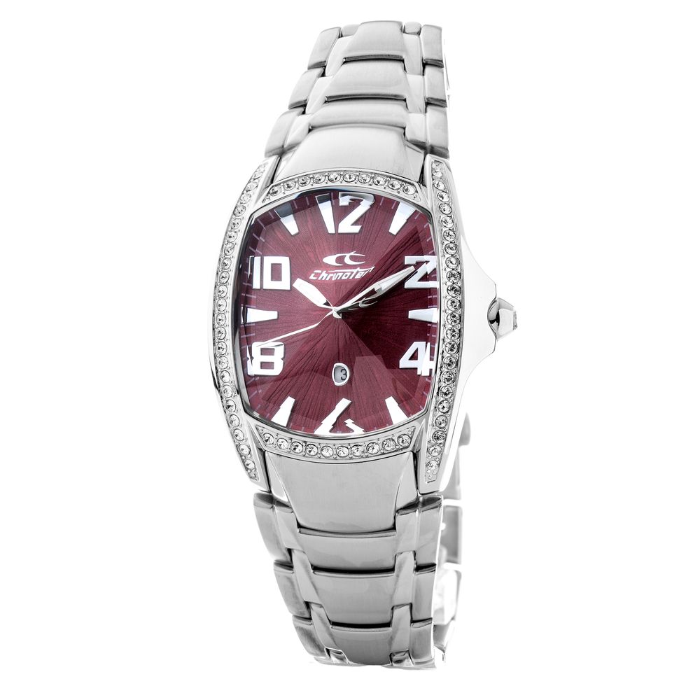 Montre Chronotech en acier inoxydable argenté