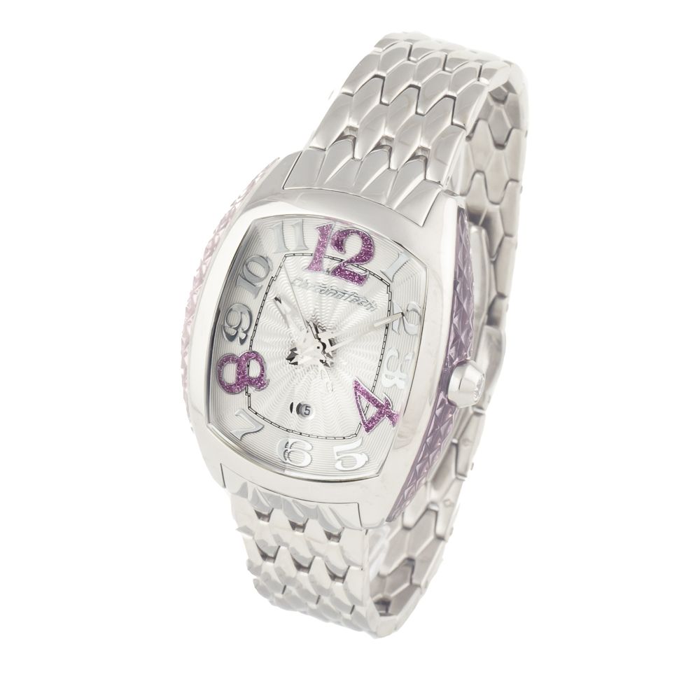 Montre Chronotech en acier inoxydable argenté